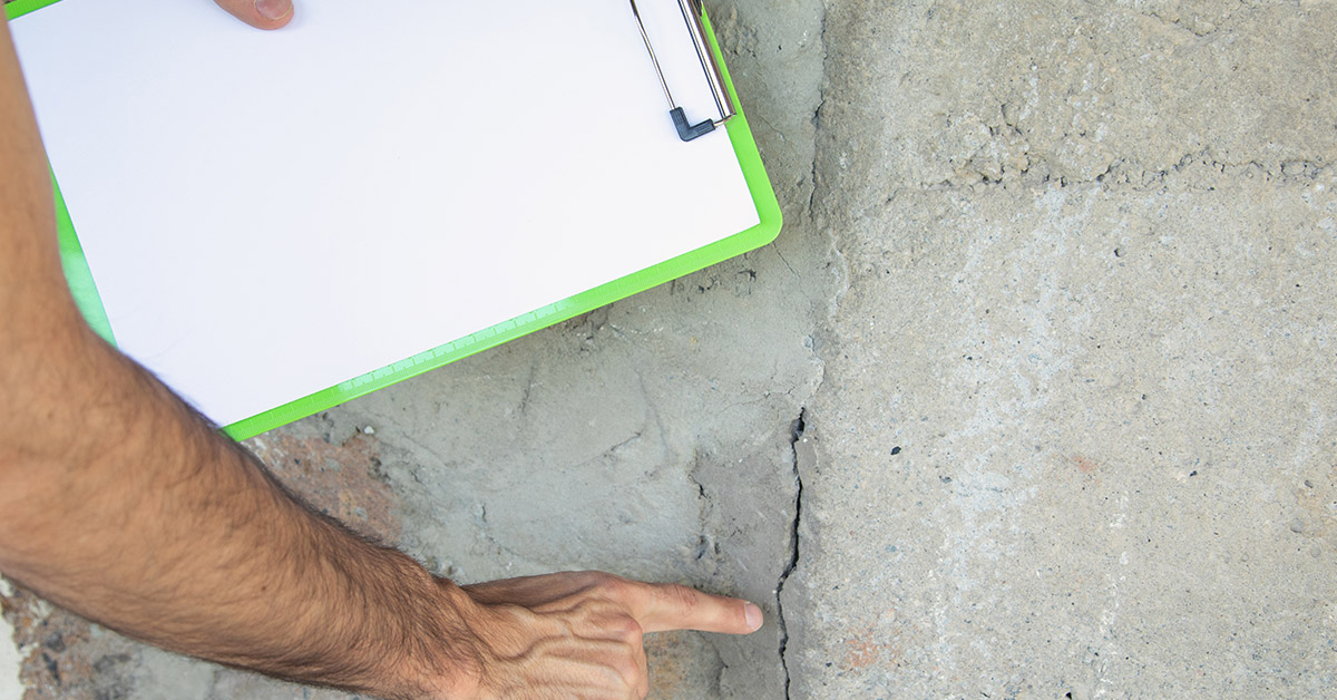 Foundation problems in a Massachusetts house for sale